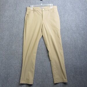 VRST Pants Mens 33x30 Beige Khakis Slim Fit Stretch 5 Pocket Microfiber